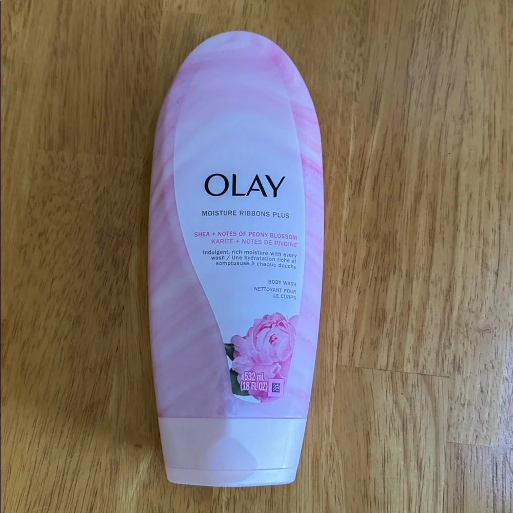 NEW Olay Moisture Ribbons Plus Body Wash Collection Shea plus Peony Blossom +